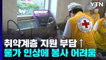 물가상승에 취약계층 지원사업 부담 ↑..."재룟값 다 올라" / YTN