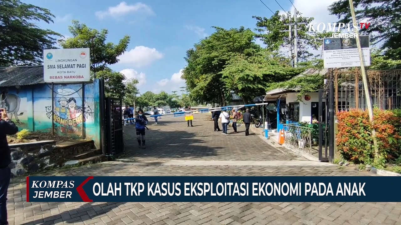 Polda Jatim Olah TKP Kasus Eksploitasi Anak di SMA SPI Batu
