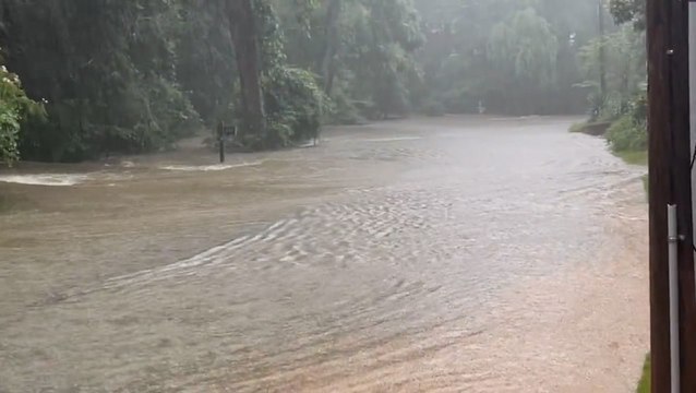 Thunderstorms bring flooding to the Southeast