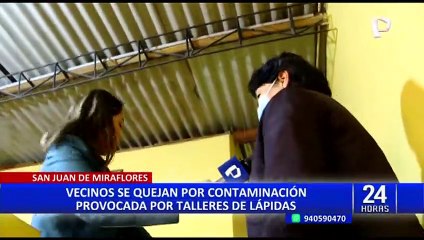 SJM: denuncian que talleres de lápidas han tomado la vía pública desde hace 10 años