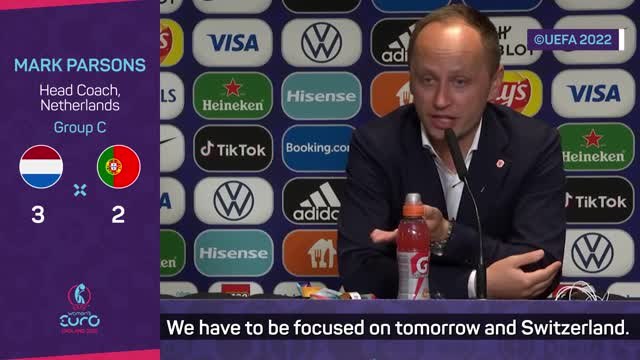 Netherlands boss Parsons not looking ahead to a potential quarter-final opponent