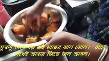 ##সুস্বাদু দেশি বড় রুই মাছের ঝাল ঝোল রেসিপি - Delicious local big rui fish jhal