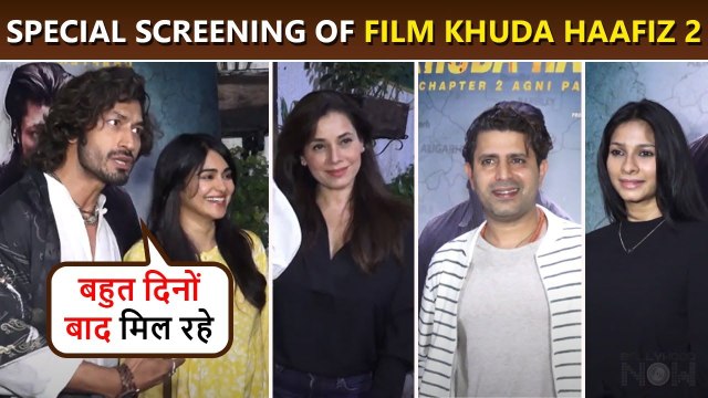 Khuda Haafiz: Chapter 2 – Agni Pariksha Special Screening | Vidyut Jammwal, Adah Sharma,