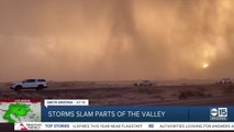 East Valley hit with storms Wednesday night