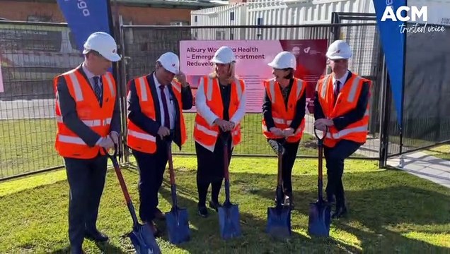 Albury Wodonga Health hospital sod turn | July 14, 2022 | The Border Mail