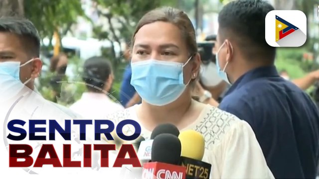 Pagbubukas ng klase sa August 22, tuloy na tuloy ayon kay VP at DepEd Sec. Sara Duterte ; VP Sara, nanindigan din sa pagsisimula ng full face-to-face classes sa Nobyembre