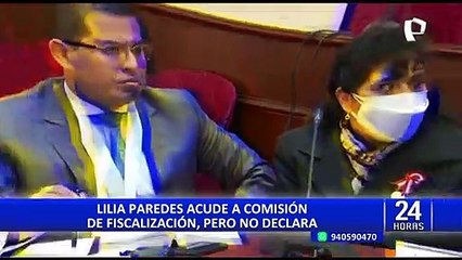 Congresistas piden a primera dama aclarar acusaciones tras ir al Parlamento y no responder