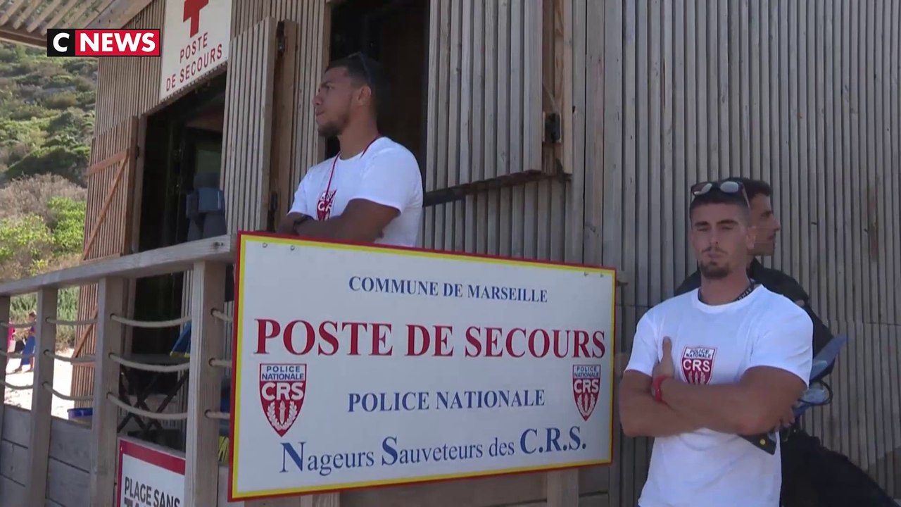 Marseille : Les CRS surveillent les calanques