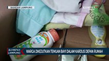 Warga Dikejutkan Temuan Bayi di Kardus Teras Rumah