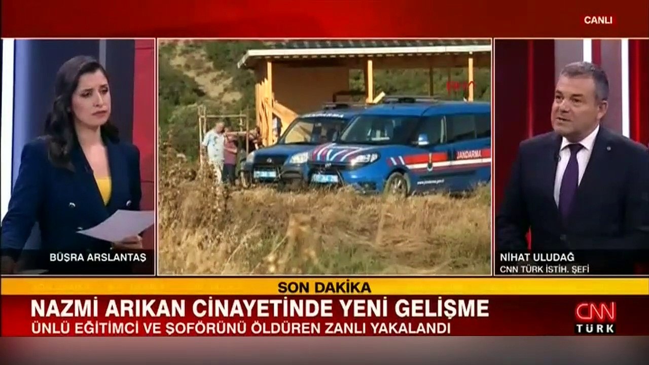 Ünlü eğitimci Nazmi Arıkan ile şoförü Şerif Eker'in öldürülmesinde bir kişi gözaltında