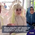 Nikahi Wanita Cantik Bak Bidadari dengan Mahar Rp250 Ribu, Pengantin Pria Ini Bikin Warganet Iri