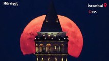 İstanbul'da hayran bırakan 'Süper Ay' görüntüsü