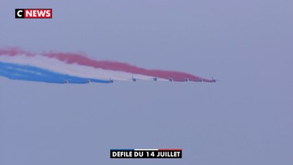 Défilé des avions pour le 14-Juillet 2022