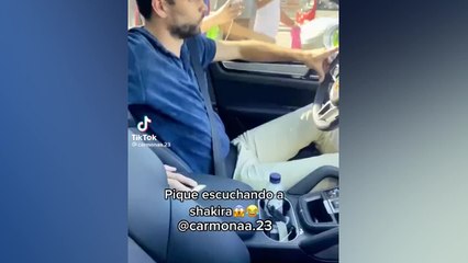 La cazada a Piqué con 'Shakira' en el coche