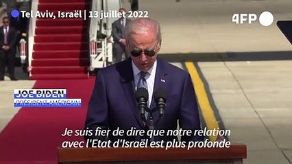 Biden promet de "renforcer encore" les liens avec Israël