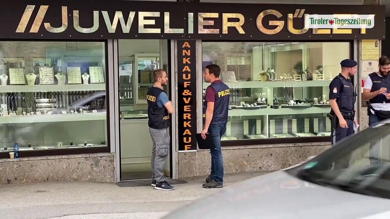 Versuchter Raubüberfall auf Juwelier in Kufstein