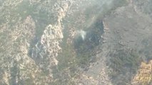 Bakan Kirişci, Datça'daki yanan alanları havadan inceledi