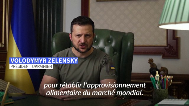 Progrès dans les discussions Russie-Ukraine sur l'exportation des céréales (Zelensky)
