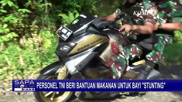 Program Bantu Anak Stunting, TNI dari Kodim 0710 Pekalongan Berikan Asupan Gizi ke Sejumlah Keluarga
