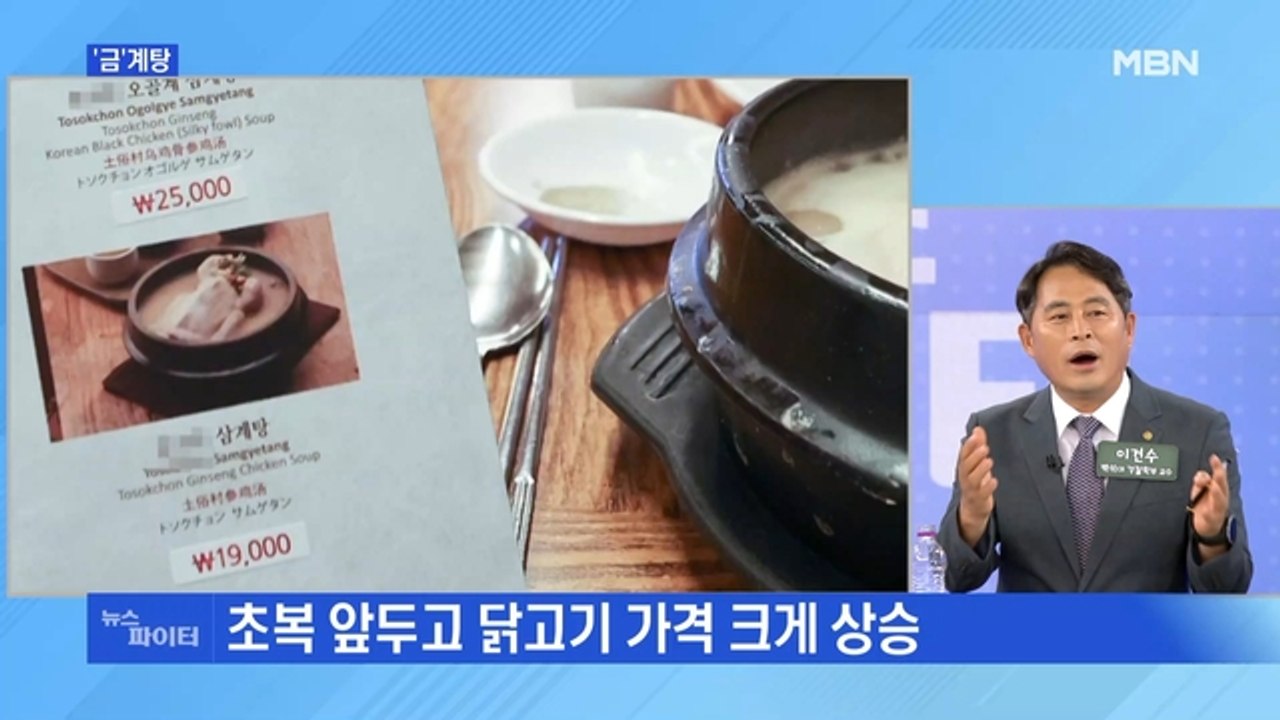 MBN 뉴스파이터-'금계탕'이 된 삼계탕