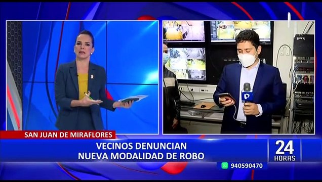 SJM: vecinos instalan central de seguridad con 900 cámaras para combatir la delincuencia