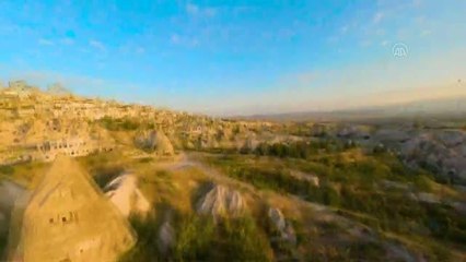 Kapadokya'daki müze ve ören yerleri FPV Dron ile görüntülendi