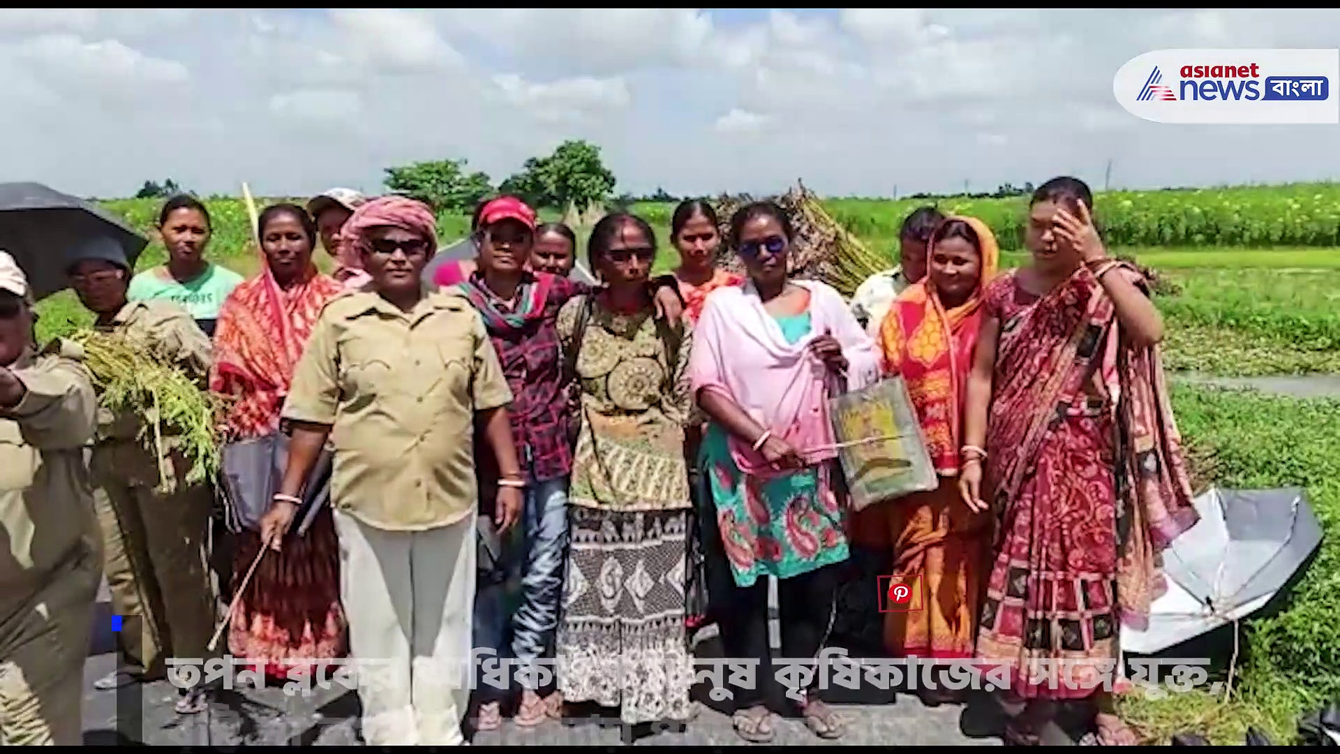 বৃষ্টির প্রার্থনায় মহাদেবকে বেধে রাখলেন  দক্ষিণ দিনাজপুরের তালমন্দিরা গ্রামের গ্রামবাসীরা