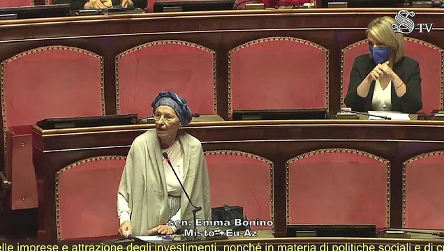 Dl aiuti, lo sfogo di Emma Bonino: Appesi al M5s come se dovesse parlare Zarathustra
