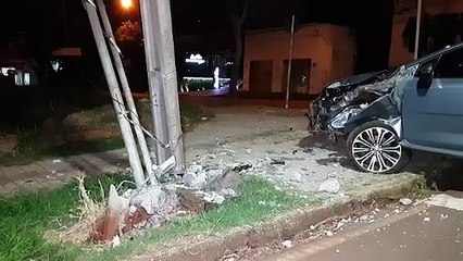 Polícia Militar encaminha motorista embriagado à delegacia após acidente no centro