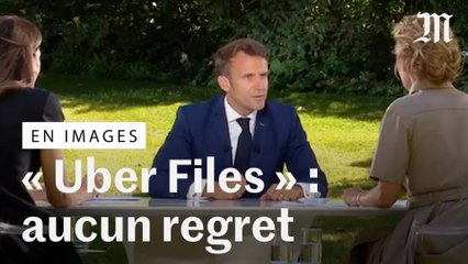 下载视频: Emmanuel Macron sur les « Uber Files » : « Je n’ai pas un tempérament à être sous influence  »