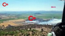 İzmir Bergama'da makilik yangını: Alevler fabrikaya sıçradı!