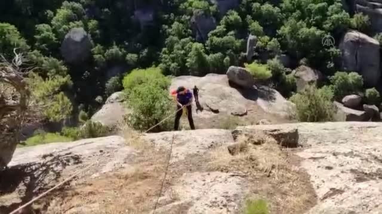 KAHRAMANMARAŞ -  Kayalıklardan düşen çoban kurtarıldı