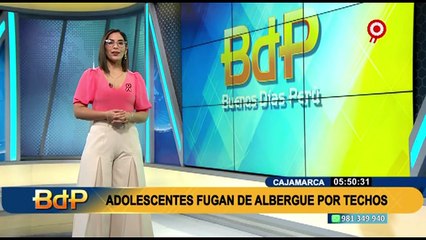 Cajamarca: Adolescentes fugan de albergue por los techos arriesgando sus vidas