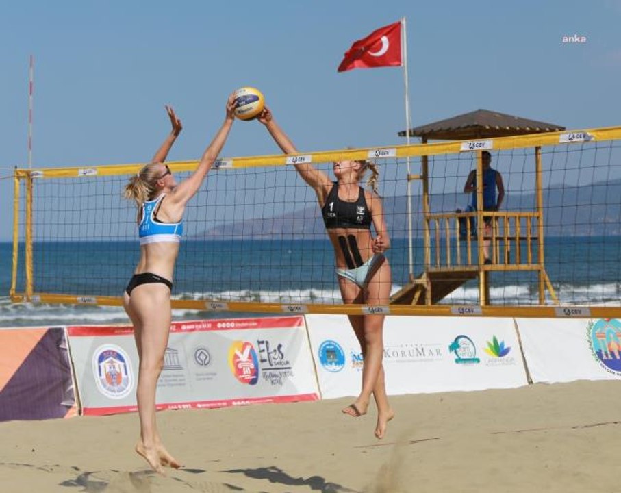 Avrupa Plaj Voleybolu Şampiyonası Efes Selçuk'ta Başladı