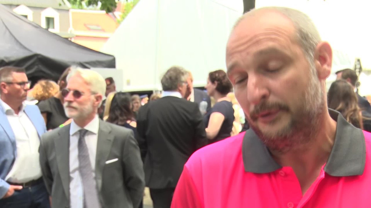 Cérémonie d'hommage pour les personnes décédées lors des inondations avec le Roi et la Reine, Alexander De Croo et Elio Di Rupo