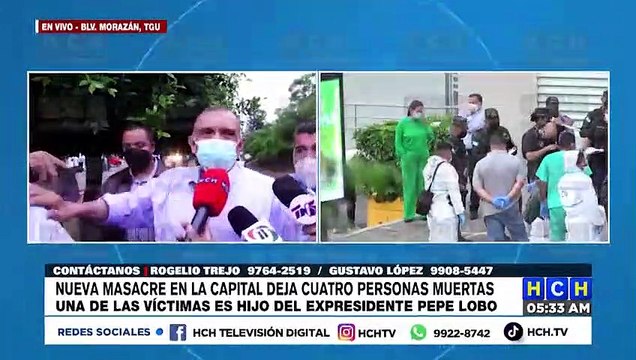 “No sé nada, solo eran unos amigos que estaban departiendo. No podemos saber si fue un ataque dirigido, fue por personas entrenadas”, Pepe Lobo