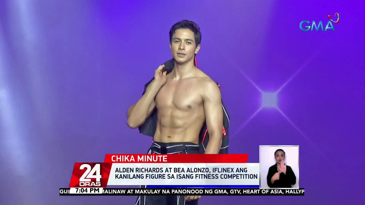 Alden Richards at Bea Alonzo, iflinex ang kanilang figure sa isang fitness competition | 24 Oras