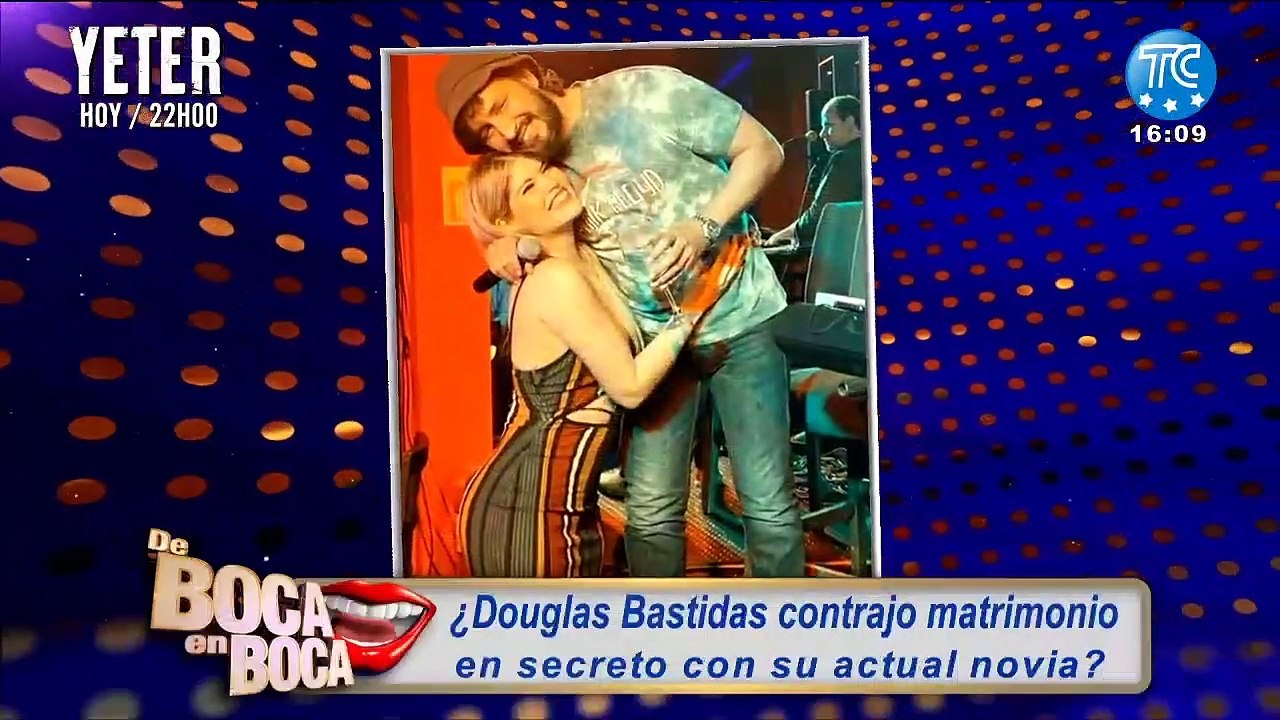 ¿Douglas Bastidas se casó con su novia en secreto?
