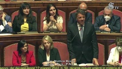 Dl Aiuti, Renzi: "M5s come i giacobini", e a Draghi: "Nulla giustifica lo stop del Governo"
