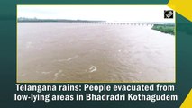 Telangana rains: People evacuated from low-lying areas in Bhadradri Kothagudem