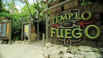 Espectáculo del Templo del Fuego en Port Aventura