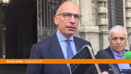 Letta "Serve un confronto con Draghi in Parlamento"