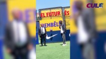 Las primeras palabras de Dembelé en castellano