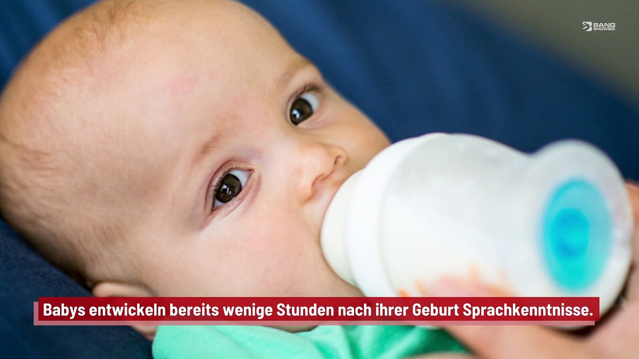 Babys entwickeln ihre Sprachkenntnisse innerhalb weniger Stunden nach der Geburt