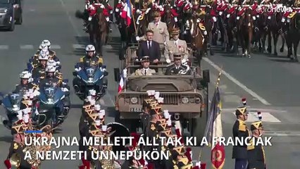 Ukrajna melletti kiállással és keleti NATO-tagállami részvétellel zajlott a francia nemzeti ünnep