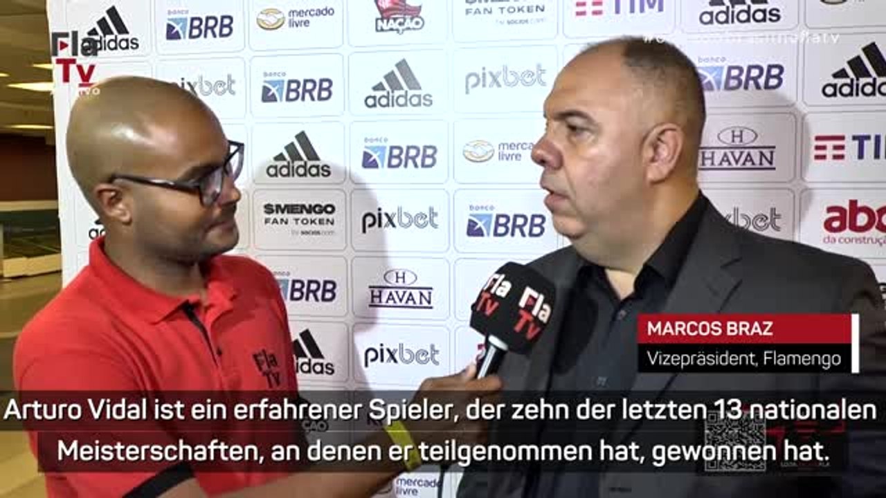 Flamengo-VP: Vidal ist ein 'Sieg' für uns