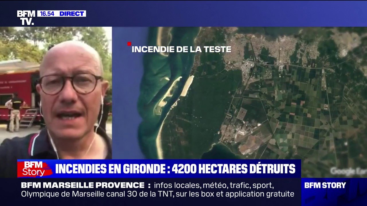 Incendies en Gironde: 4200 hectares détruits par les flammes