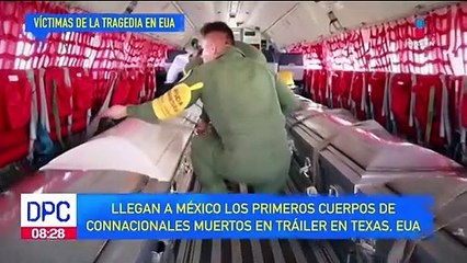 Llegan a México los primeros cuerpos de connacionales fallecidos en Texas