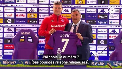Fiorentina - Jovic prend le numéro 7 et veut s'inspirer de Cristiano Ronaldo