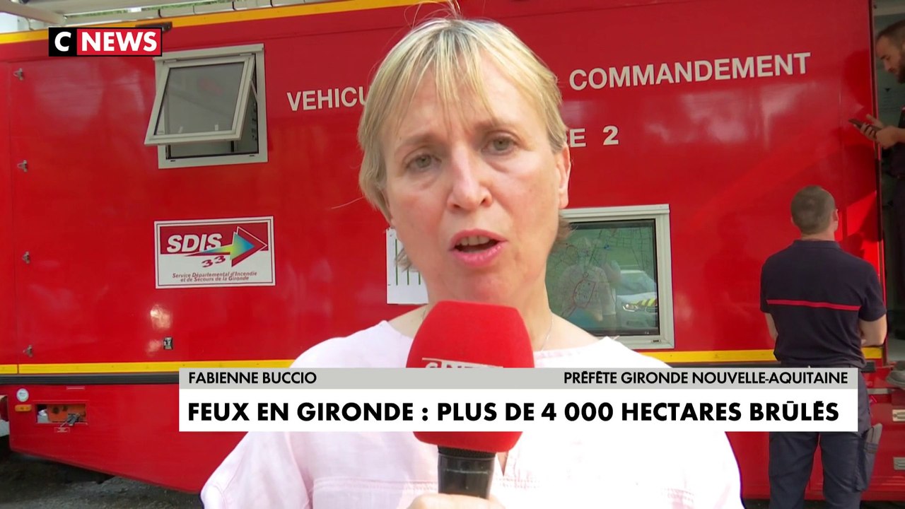 Feux en Gironde : «Le vent n’est pas stable»